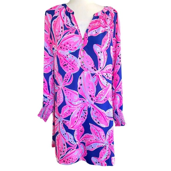 Lilly Pulitzer Dresses & Skirts - Lilly Pulitzer Women’s Brynle Wild Child Hot Pink Dress SIZE S $198 New